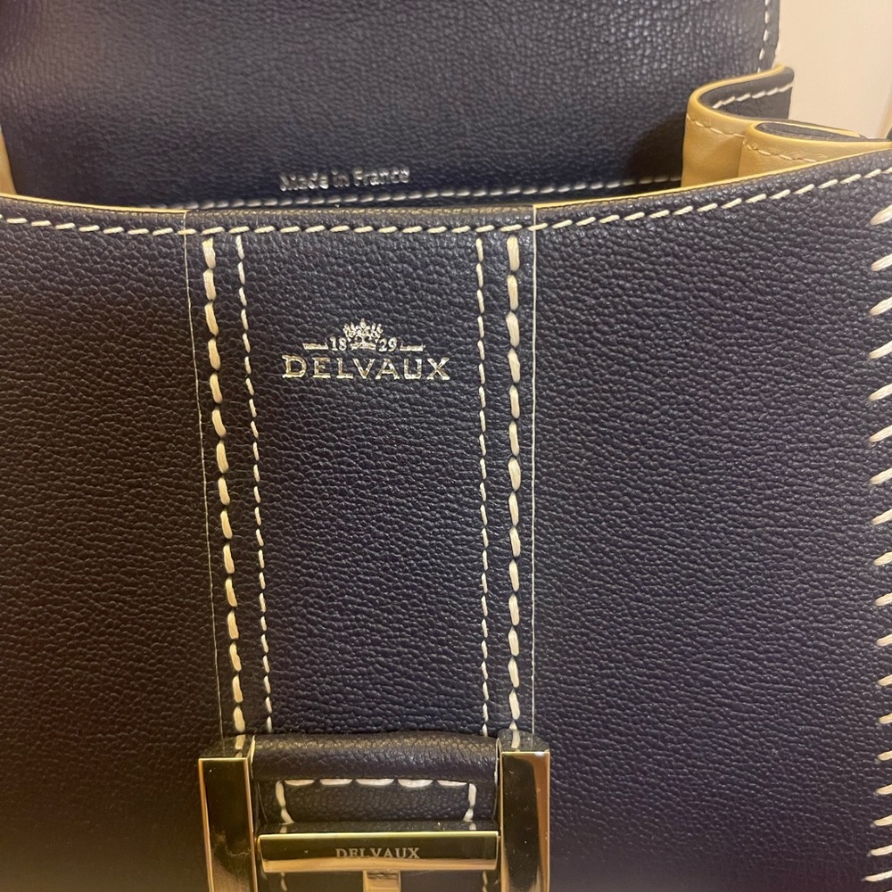 Delvaux Brillant Mini Surpiqué